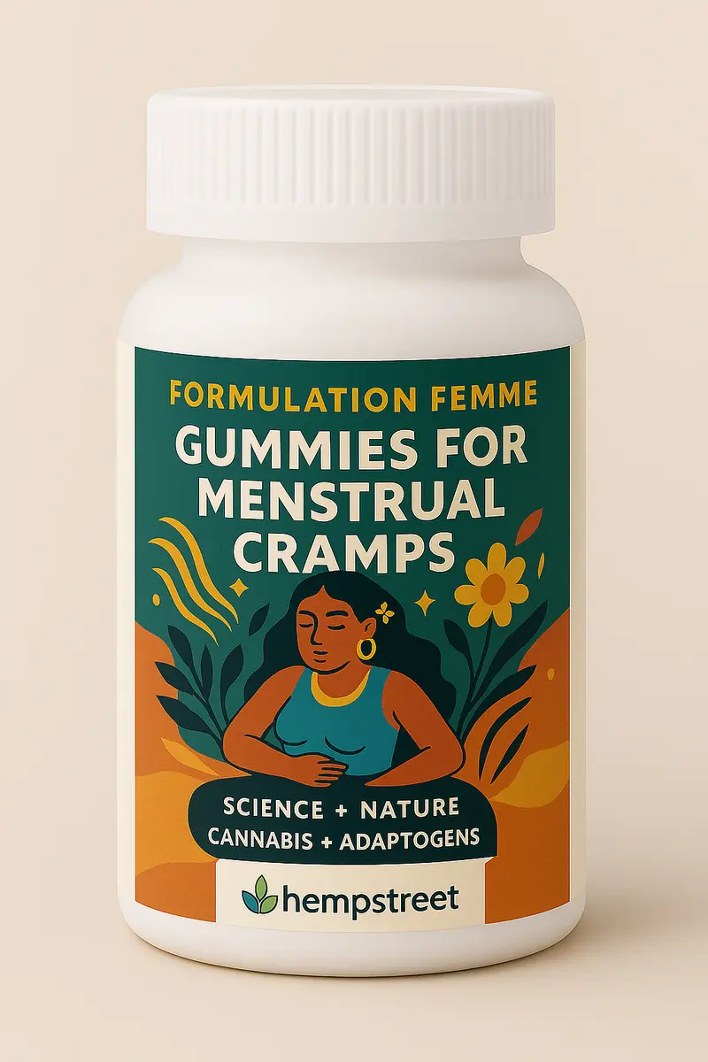 HempStreet Formulation Femme gummies product concept used for the Formulaite case study